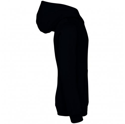 black Sudadera ecorresponsable con capucha infantil
