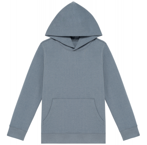 mineral grey Sudadera ecorresponsable con capucha infantil
