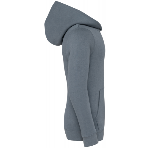 mineral grey Sudadera ecorresponsable con capucha infantil