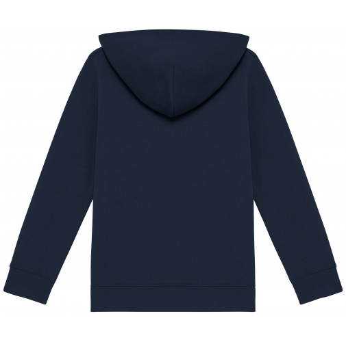 navy blue Sudadera ecorresponsable con capucha infantil