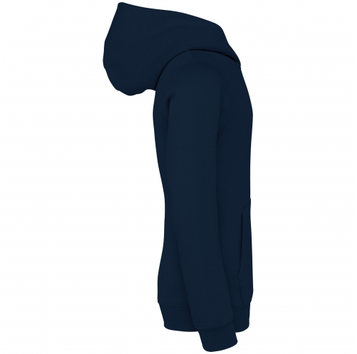 navy blue Sudadera ecorresponsable con capucha infantil