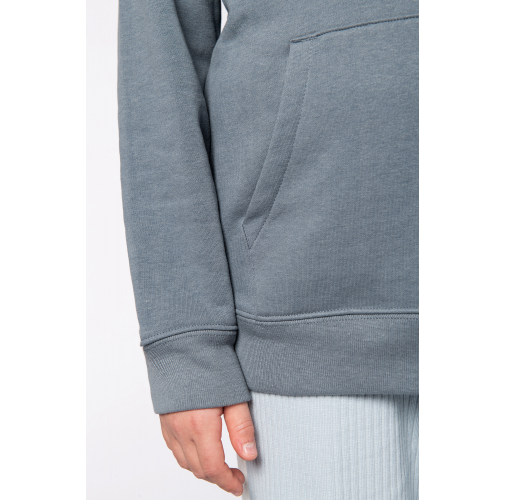 Sudadera ecorresponsable con capucha infantil