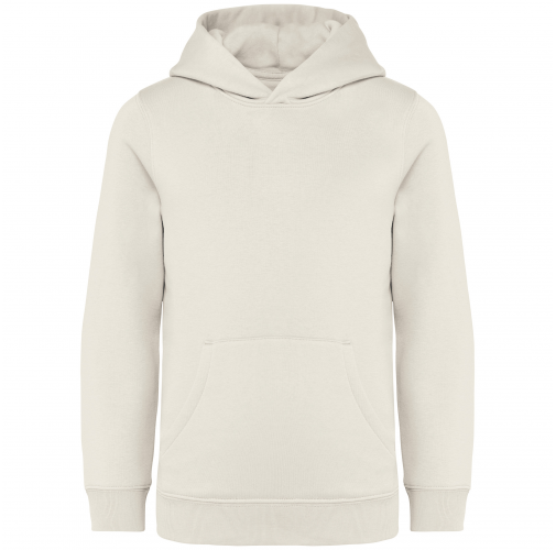ivory Sudadera ecorresponsable con capucha infantil