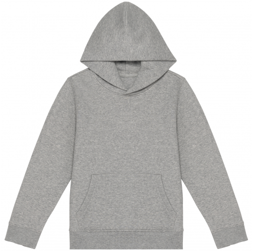 moon grey heather Sudadera ecorresponsable con capucha infantil