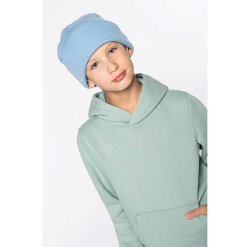 Sudadera ecorresponsable con capucha infantil