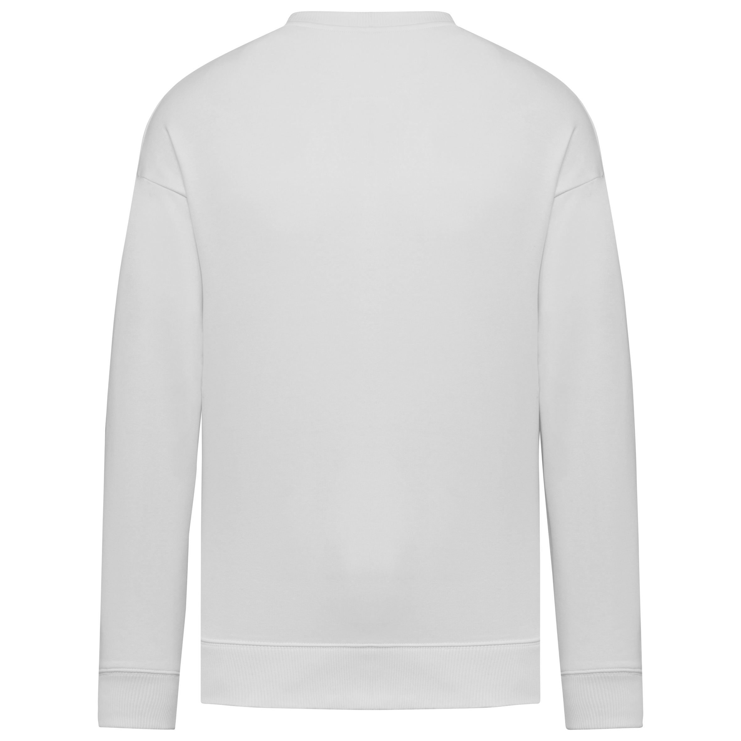 Sudadera ecorresponsable cuello redondo oversize unisex