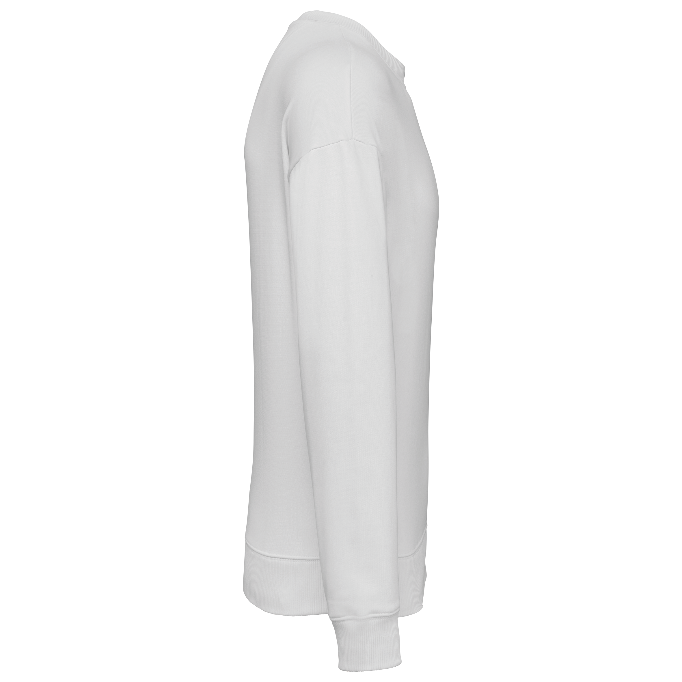 Sudadera ecorresponsable cuello redondo oversize unisex