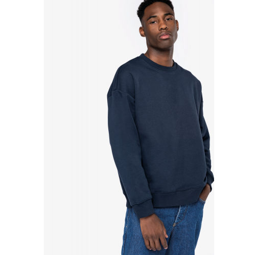 Sudadera ecorresponsable cuello redondo oversize unisex
