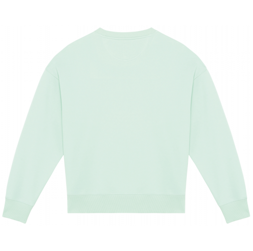 brook green Sudadera ecorresponsable cuello redondo oversize unisex