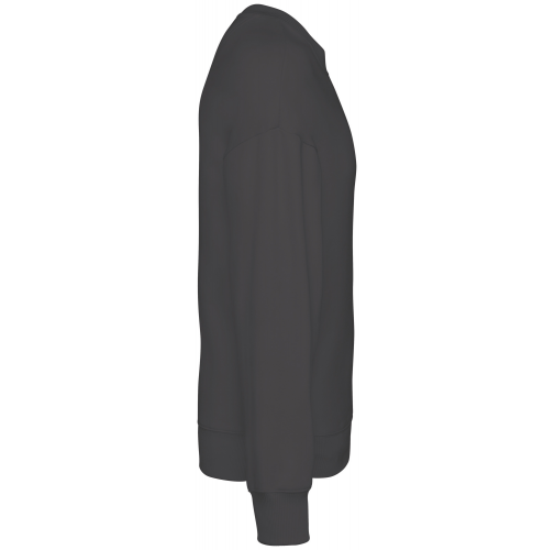 iron grey Sudadera ecorresponsable cuello redondo oversize unisex