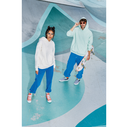 Sudadera ecorresponsable con capucha oversize unisex