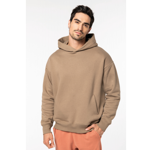 Sudadera ecorresponsable con capucha oversize unisex