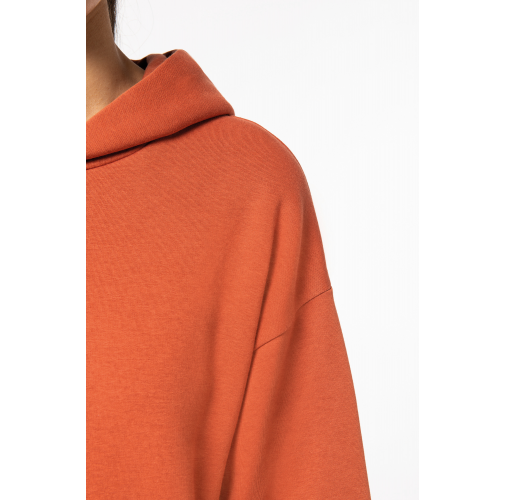 Sudadera ecorresponsable con capucha oversize unisex