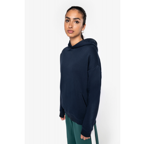 Sudadera ecorresponsable con capucha oversize unisex