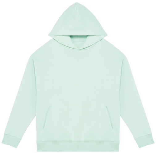 brook green Sudadera ecorresponsable con capucha oversize unisex