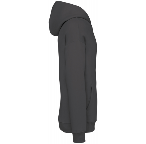 iron grey Sudadera ecorresponsable con capucha oversize unisex