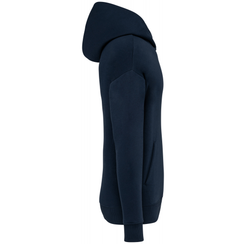navy blue Sudadera ecorresponsable con capucha oversize unisex