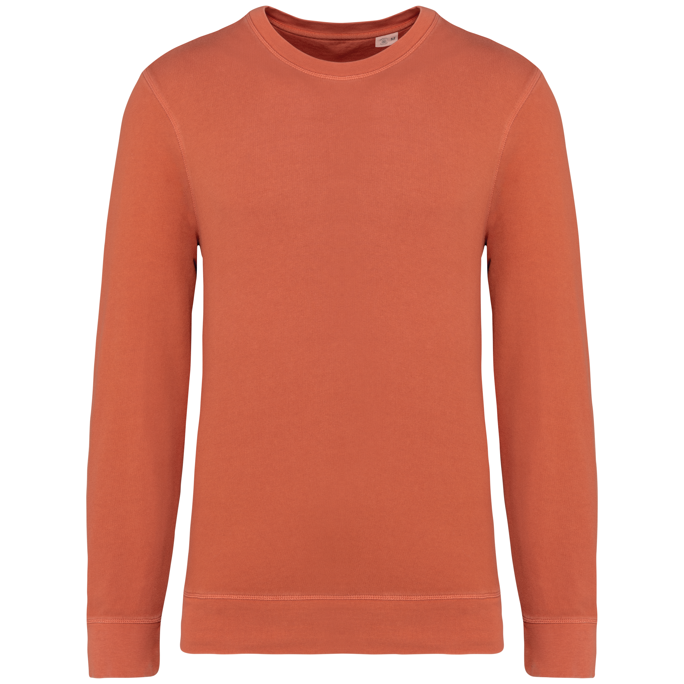 washed black Sudadera ecorresponsable de cuello redondo French Terry unisex