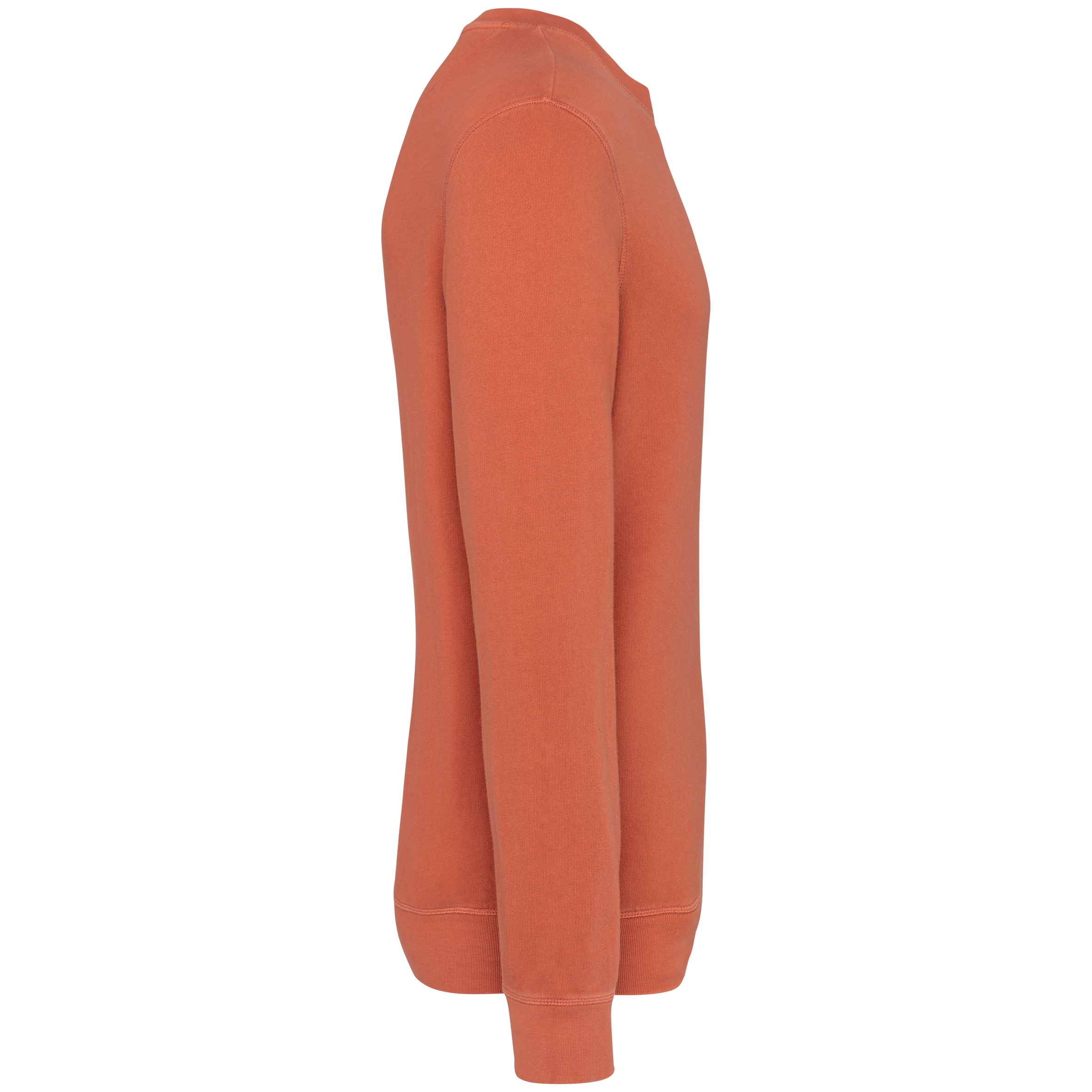 washed black Sudadera ecorresponsable de cuello redondo French Terry unisex