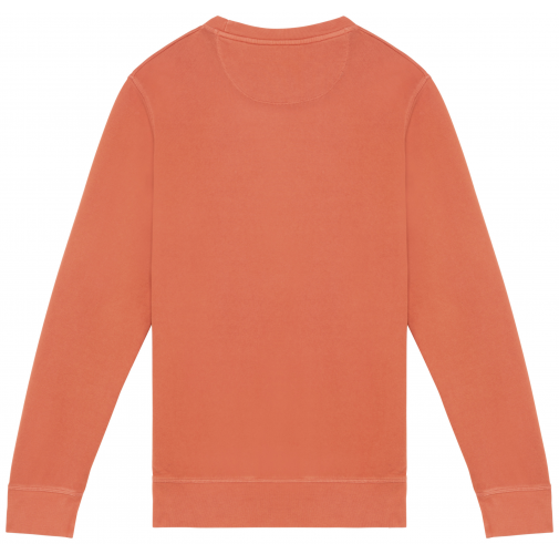 washed pomelo Sudadera ecorresponsable de cuello redondo French Terry unisex
