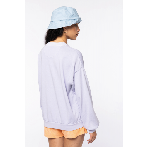 Sudadera ecorresponsable oversize French Terry unisex