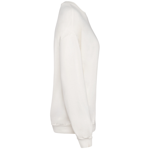 washed ivory Sudadera ecorresponsable oversize French Terry unisex