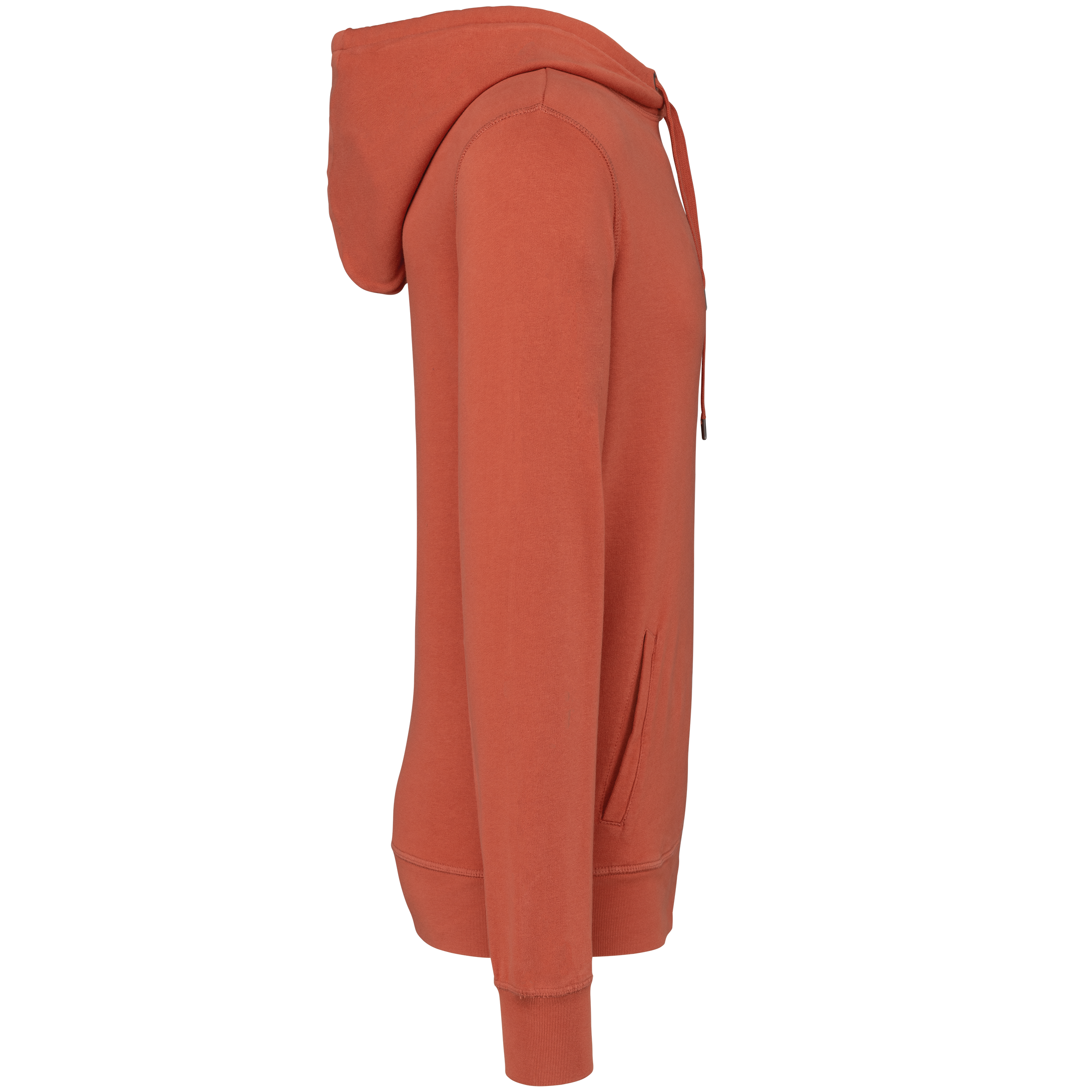 Sudadera ecorresponsable con capucha French Terry unisex