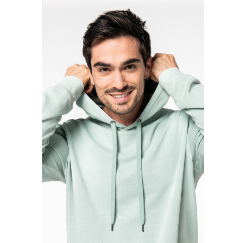Sudadera ecorresponsable con capucha French Terry unisex