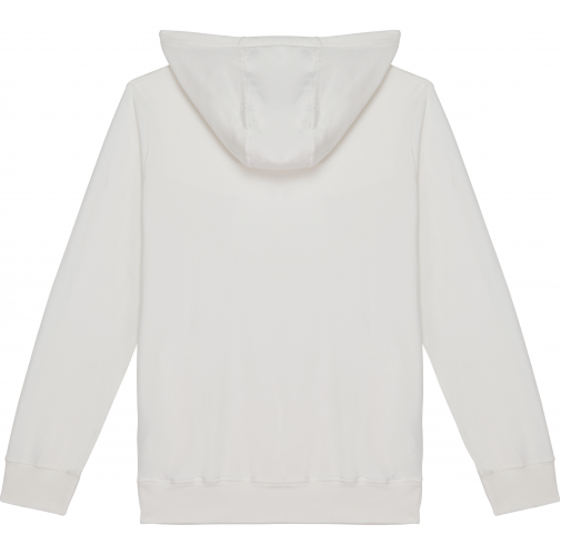 washed ivory Sudadera ecorresponsable con capucha French Terry unisex