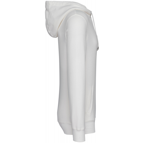 washed ivory Sudadera ecorresponsable con capucha French Terry unisex