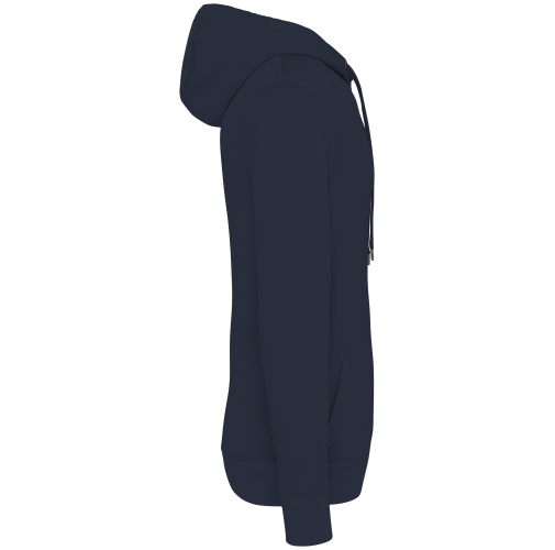 washed navy blue Sudadera ecorresponsable con capucha French Terry unisex