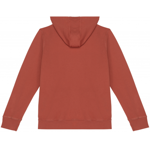 washed pomelo Sudadera ecorresponsable cremallera y capucha French Terry unisex