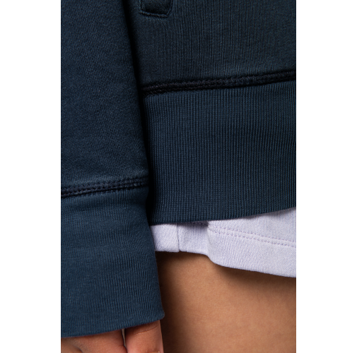 Sudadera ecorresponsable cremallera y capucha French Terry unisex
