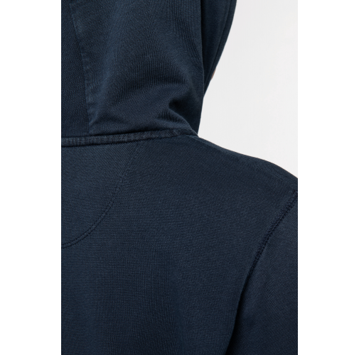 Sudadera ecorresponsable cremallera y capucha French Terry unisex