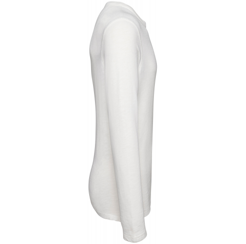 washed ivory Sudadera ecorresponsable de cuello redondo efecto lavado French Terry unisex