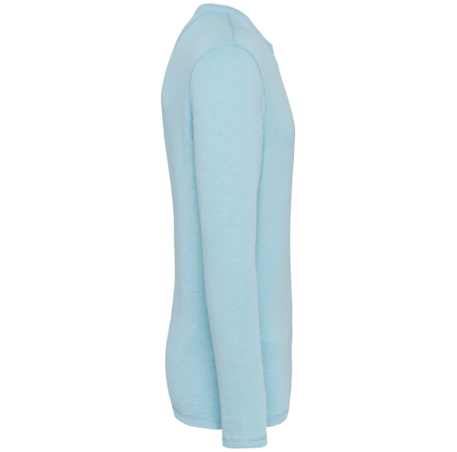 washed sea water Sudadera ecorresponsable de cuello redondo efecto lavado French Terry unisex