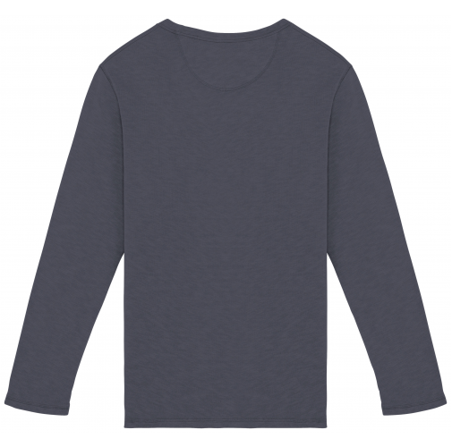 washed slate Sudadera ecorresponsable de cuello redondo efecto lavado French Terry unisex