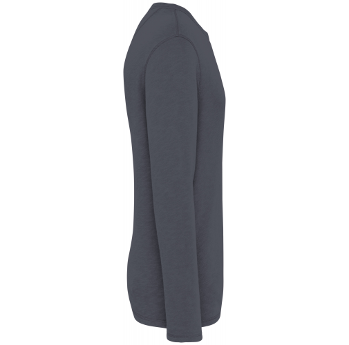 washed slate Sudadera ecorresponsable de cuello redondo efecto lavado French Terry unisex