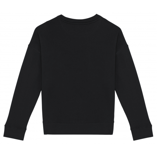 Sudadera ecorresponsable hombros caídos mujer