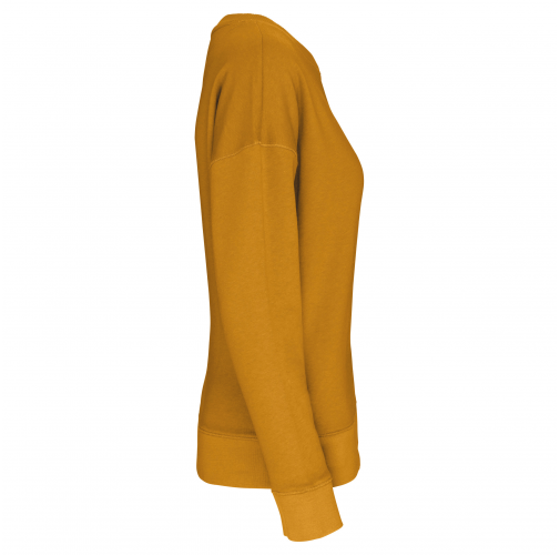 Sudadera ecorresponsable hombros caídos mujer