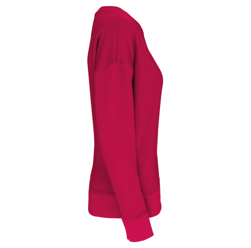 Sudadera ecorresponsable hombros caídos mujer