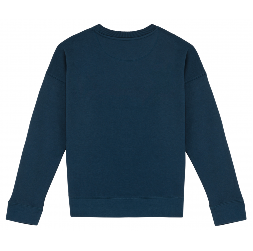 Sudadera ecorresponsable hombros caídos mujer