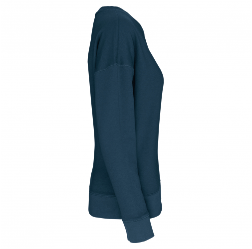 Sudadera ecorresponsable hombros caídos mujer