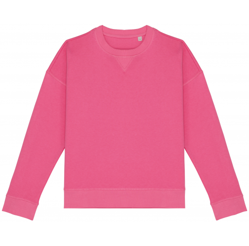 Sudadera ecorresponsable hombros caídos mujer