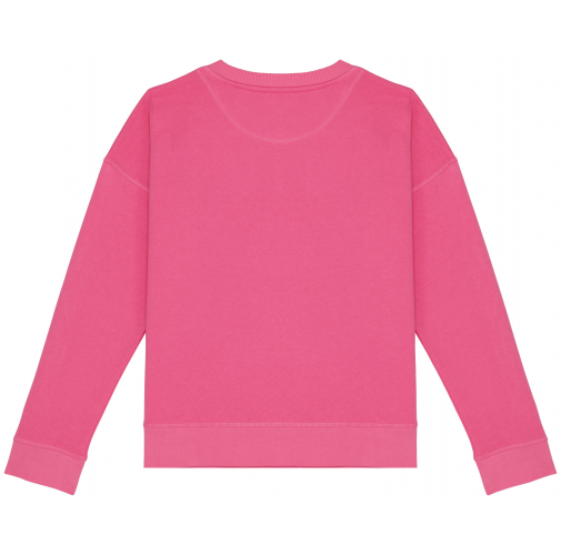 Sudadera ecorresponsable hombros caídos mujer