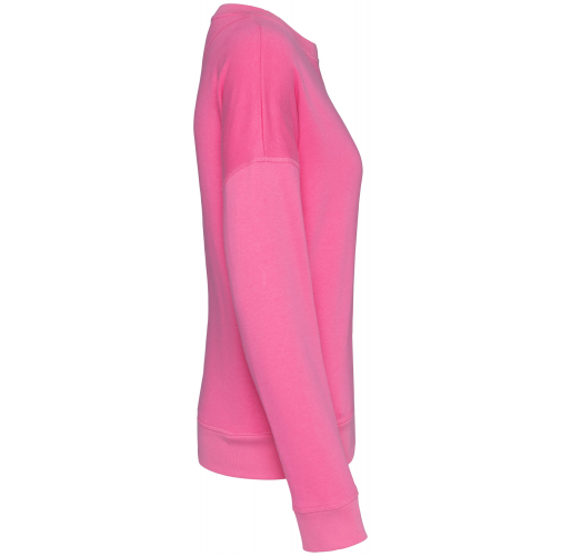 Sudadera ecorresponsable hombros caídos mujer