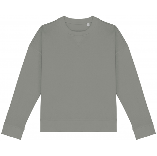 Sudadera ecorresponsable hombros caídos mujer