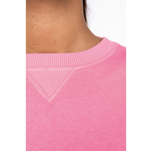 Sudadera ecorresponsable hombros caídos mujer