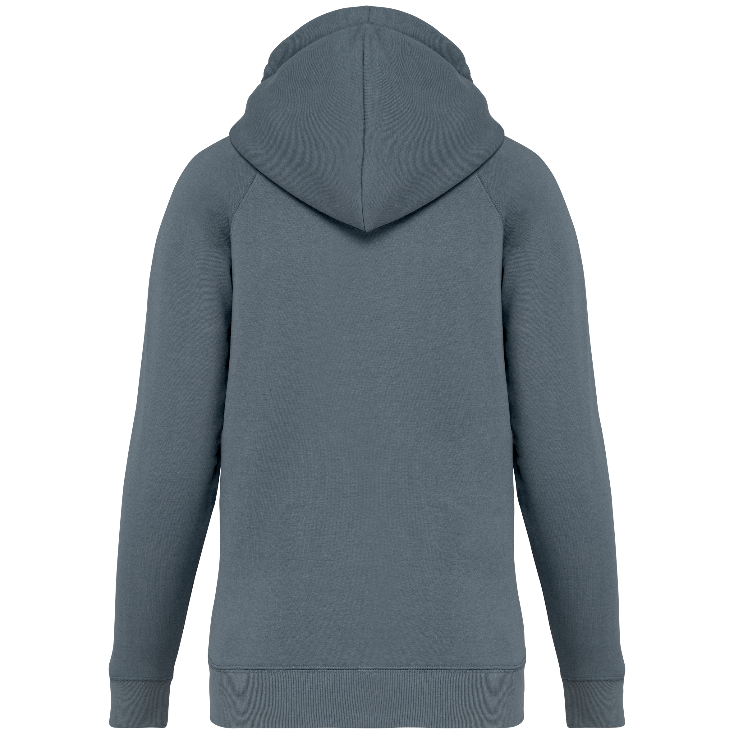 Sudadera ecorresponsable con capucha y mangas raglán mujer