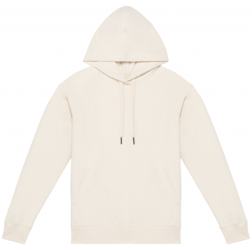 ivory Sudadera ecorresponsable con capucha y mangas raglán mujer